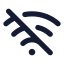Wifioff icon with solid standard style