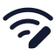 Wifipen icon with solid rounded style
