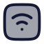 Wifisquare icon with duotone rounded style