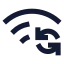 Wifisync icon with solid sharp style