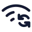Wifisync icon with solid standard style