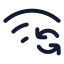 Wifisync icon with twotone rounded style