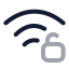 Wifiunlock icon with twotone rounded style
