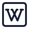Wikipedia icon preview