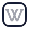 Wikipedia icon preview