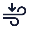 Wind Arrow Down icon preview