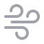 Wind icon with duotone rounded style