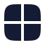 Windowsnew icon with solid rounded style