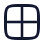 Windowsnew icon with stroke rounded style