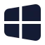 Windowsold icon with solid standard style