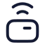 Wireless icon with stroke rounded style