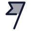 Wise icon with duotone standard style