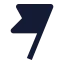 Wise icon with solid sharp style