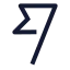 Wise icon with stroke sharp style