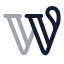 Wordpress icon with twotone rounded style