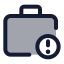Workalert icon with duotone standard style