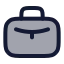 Work icon with duotone rounded style