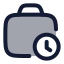 Workhistory icon with duotone rounded style
