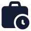 Workhistory icon with solid standard style