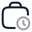 Workhistory icon with twotone rounded style