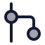 Workflowcircle icon with duotone standard style