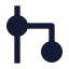 Workflowcircle icon with solid sharp style