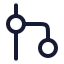 Workflowcircle icon with stroke rounded style