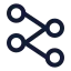 Workflowcircle icon with stroke rounded style