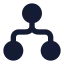 Workflowcircle icon with solid standard style