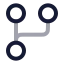Workflowcircle icon with twotone rounded style
