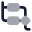 Workflowsquare icon with bulk rounded style