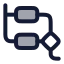 Workflowsquare icon with duotone rounded style
