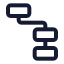 Workflowsquare icon with stroke standard style