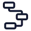 Workflowsquare icon with stroke standard style