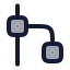 Workflowsquare icon with duotone rounded style