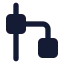 Workflowsquare icon with solid standard style