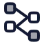 Workflowsquare icon with duotone rounded style
