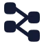 Workflowsquare icon with solid rounded style