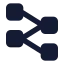 Workflowsquare icon with solid standard style