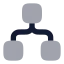 Workflowsquare icon with bulk rounded style