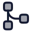 Workflowsquare icon with duotone rounded style