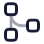Workflowsquare icon with twotone rounded style
