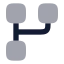Workflowsquare icon with bulk rounded style