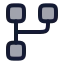 Workflowsquare icon with duotone rounded style