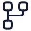 Workflowsquare icon with stroke rounded style