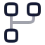 Workflowsquare icon with twotone rounded style