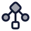 Workflowsquare icon with duotone rounded style