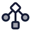 Workflowsquare icon with duotone standard style