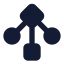 Workflowsquare icon with solid standard style