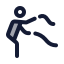 Workoutbattleropes icon with duotone rounded style